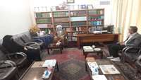 دیدار و گفتگو ریاست و معاونت دانشکده با امام جمعه محترم شهرستان